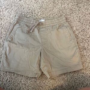 Sonoma Tan Flat Front Shorts Lightweight Casual